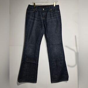 Ben Sherman Jeans Mens Dark Wash Blue Denim Boot 32x34